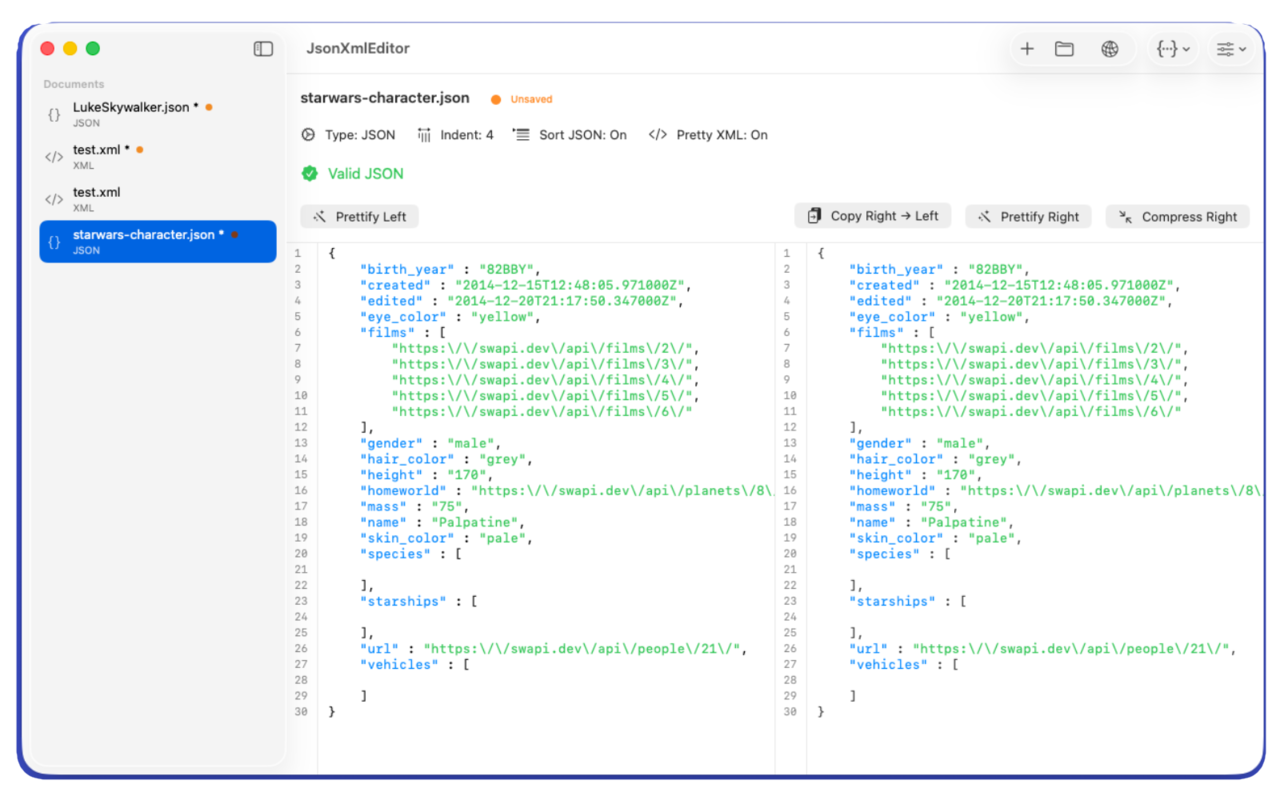 JsonXmlEditor screenshot 3