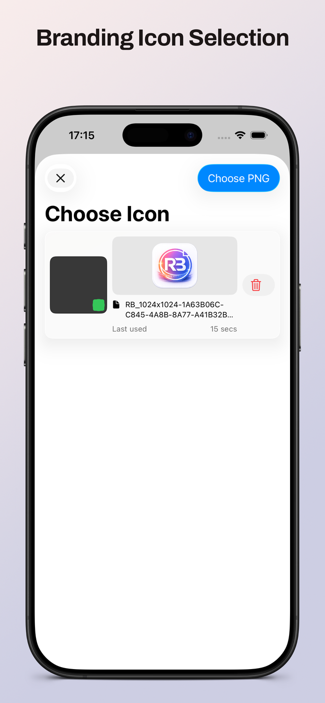 Reel Brand iOS interface preview